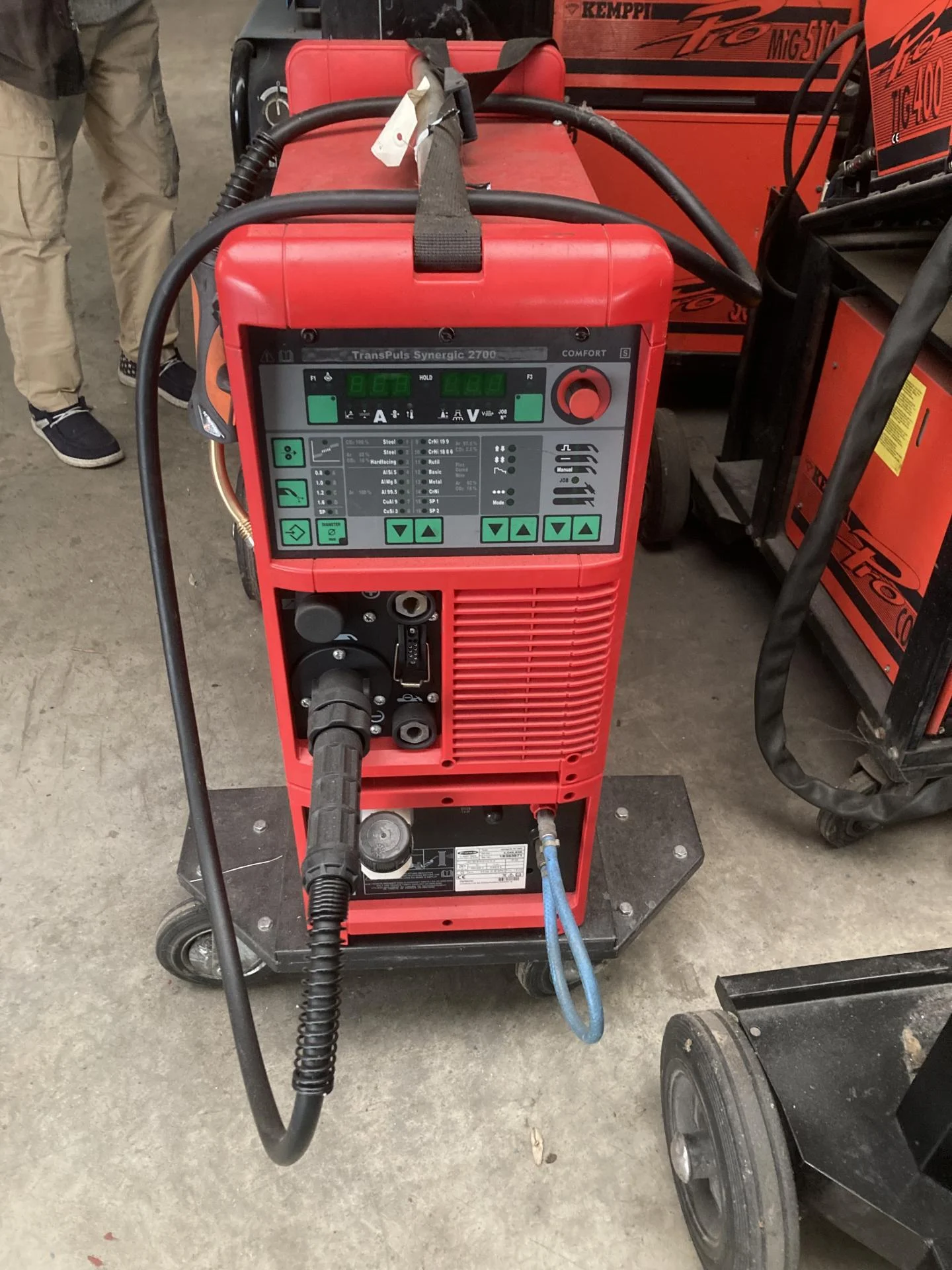 Fronius transpuls synergic 2700 special inox mig mag lisse pulse synergique compact refroidi eau
